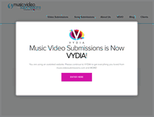 Tablet Screenshot of musicvideosubmissions.com